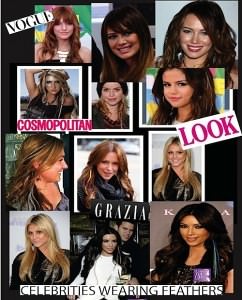feather hair extensions Voodou celebrities